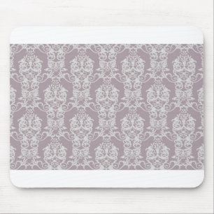 Amethyst Damask Mouse Mat