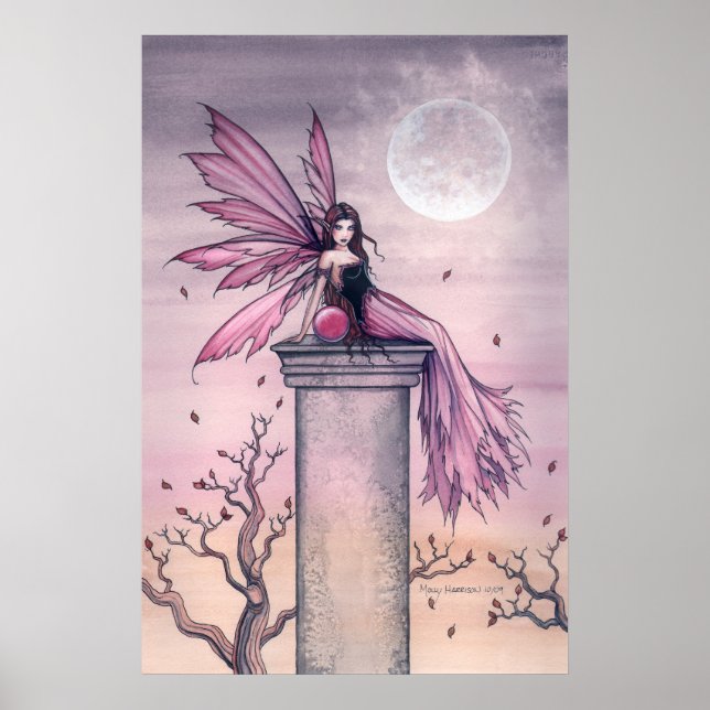 Amethyst Fairy Poster Print by Molly Harrison (Front)
