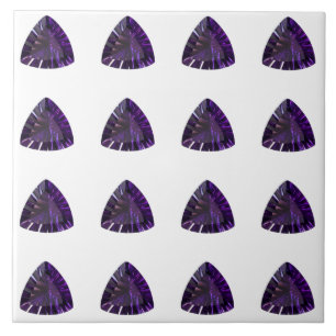 Amethyst Gemstone, February Birthstone, Purple Tile