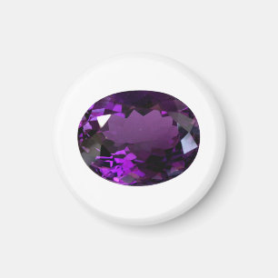 Amethyst Gemstone Magnet
