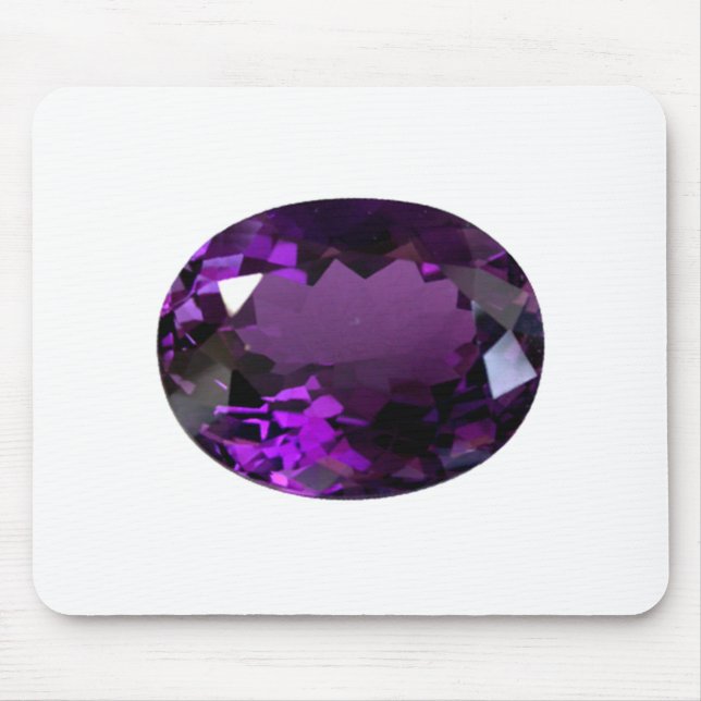 Amethyst Gemstone Mouse Mat (Front)
