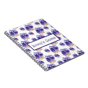 Amethyst Gemstone Notebook