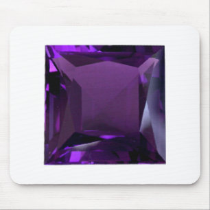 Amethyst Gemstone Purple Mouse Mat