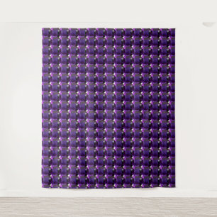 Amethyst Gemstone Purple Tapestry