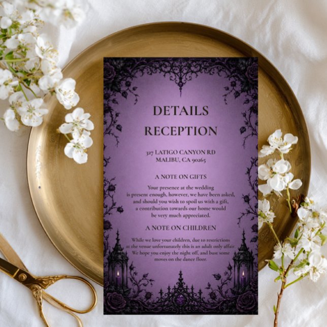 Amethyst Gothic Artwork Enclosure Card (Creator Uploaded)