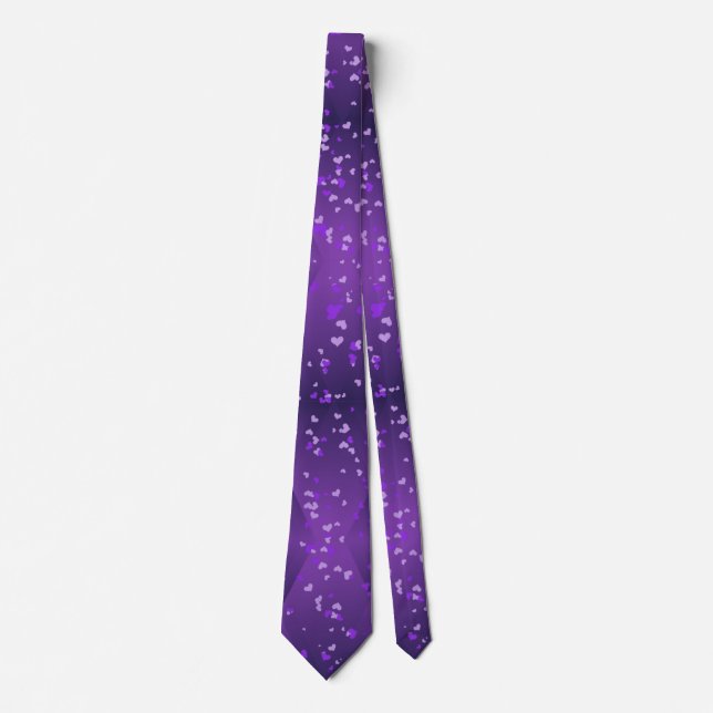 Amethyst Heartbeat Tie (Front)