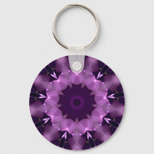 Amethyst Kaleidoscope Key Ring