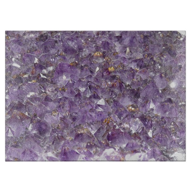 Amethyst Light Purple Stone Cutting board (Front)