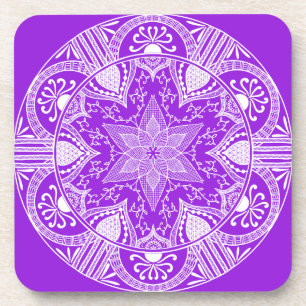 Amethyst Mandala Coaster