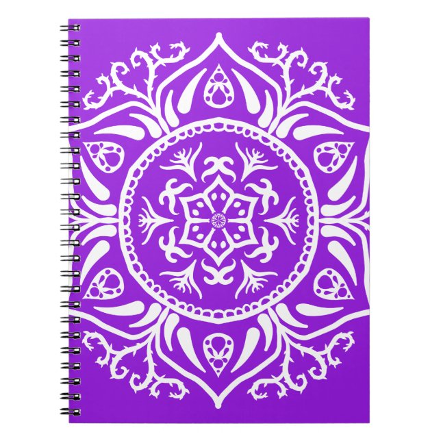 Amethyst Mandala Notebook (Front)