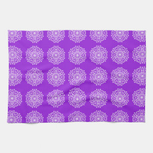 Amethyst Mandala Tea Towel