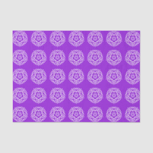 Amethyst Mandala Tissue Paper (Front)