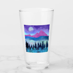 Amethyst Mist Mountains Glass