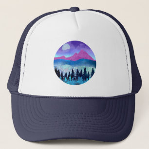 Amethyst Mist Mountains Trucker Hat