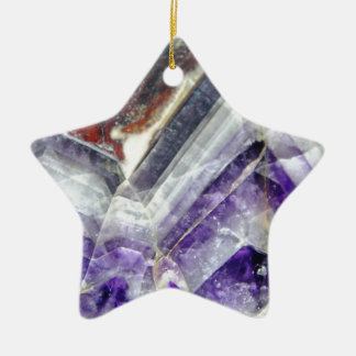 Amethyst Mountain Quartz Ceramic Tree Decoration