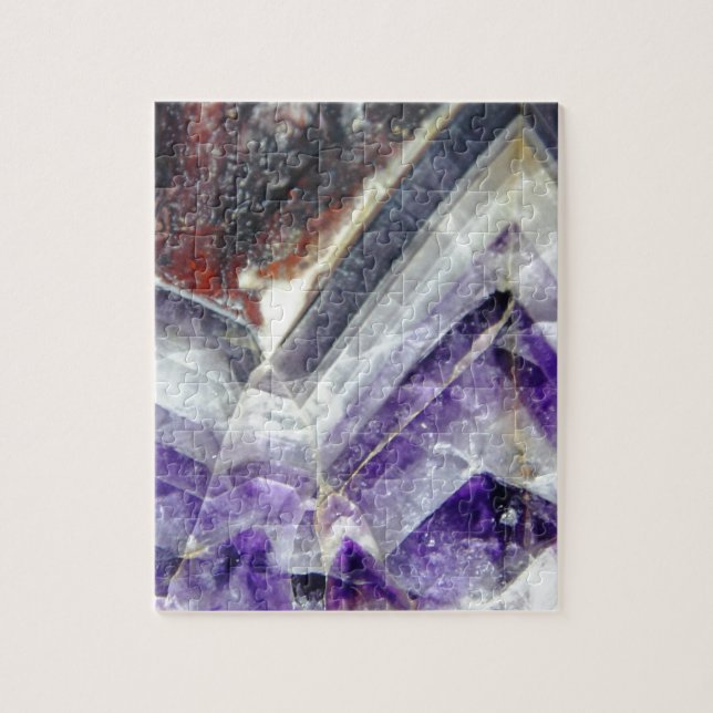 Amethyst Mountain Quartz Jigsaw Puzzle (Vertical)