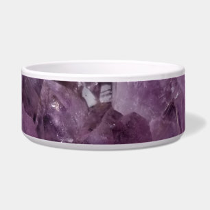 Amethyst Photo Ceramic Pet Bowl