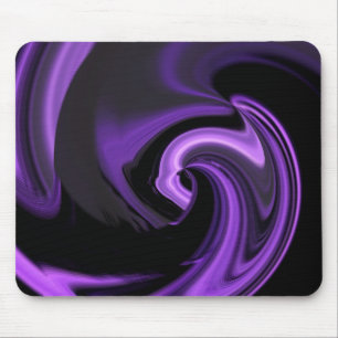 Amethyst Purple Abstract Heart Mousepad