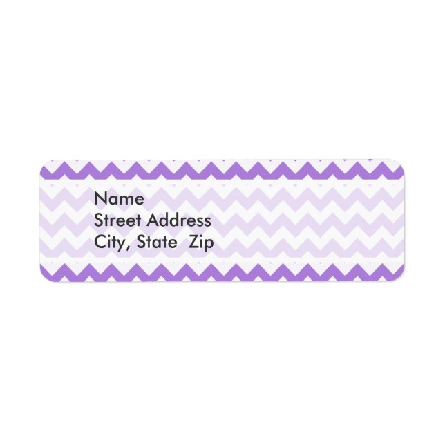Amethyst Purple Chevron (Front)