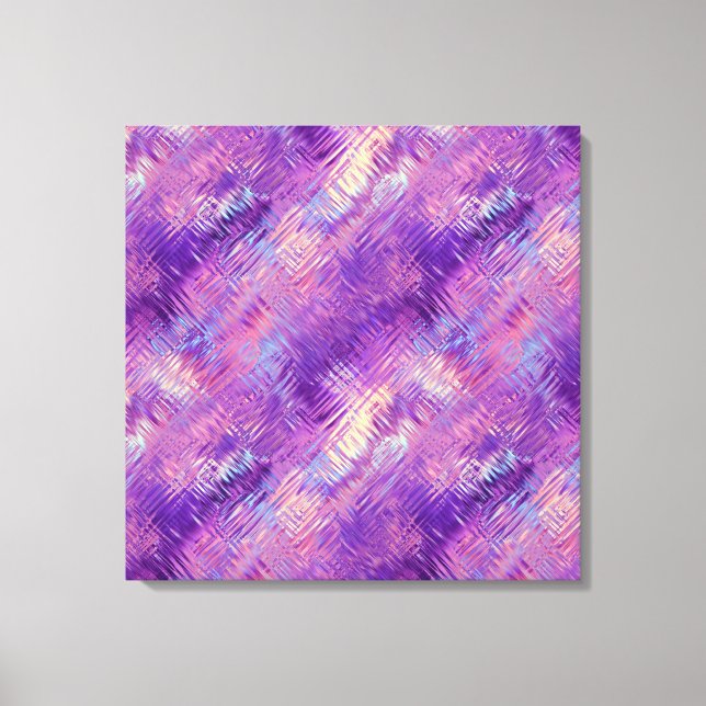 Amethyst Purple Crystal Gel Texture Canvas Print (Front)