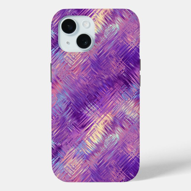Amethyst Purple Crystal Gel Texture Case-Mate iPhone Case (Back)
