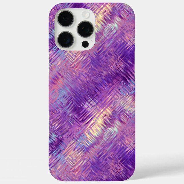 Amethyst Purple Crystal Gel Texture Case-Mate iPhone Case (Back)