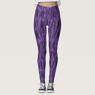Amethyst Purple Fur Leggings
