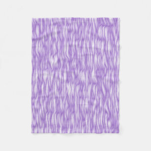 Amethyst Purple Fur Pattern Fleece Blanket