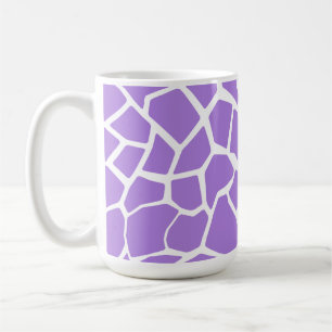 Amethyst Purple Giraffe Animal Print Coffee Mug