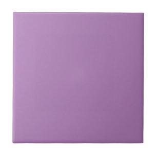 Amethyst Purple Personalised Plum Colour Backgroun Tile