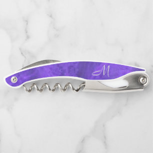 Amethyst Purple Velvet Dream *Monogram*  Corkscrew