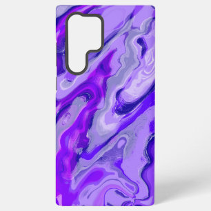 Amethyst Purple Violet Colourful Abstract Marble Samsung Galaxy Case