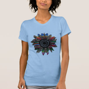 Amethyst Raine Designs Colorful Sunflower Shirt