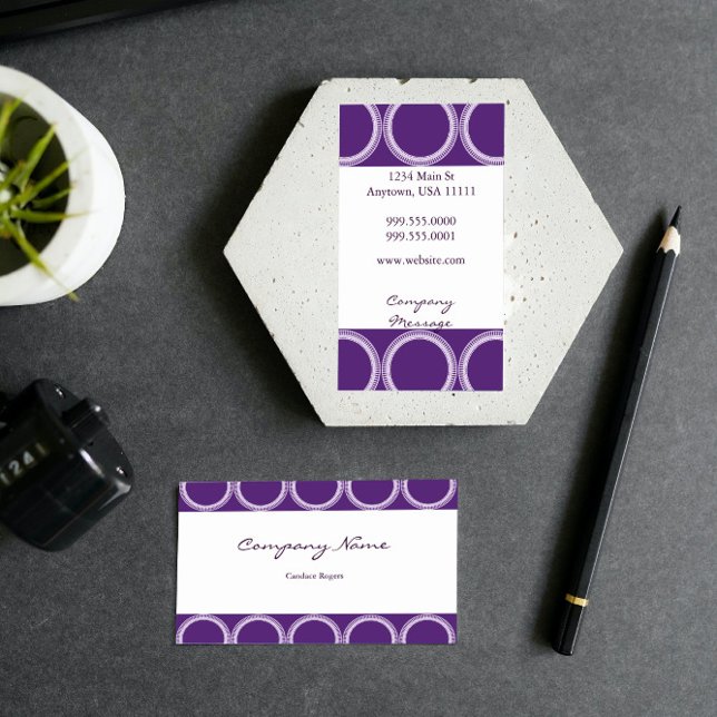 Amethyst Rivets Business Card (Amethyst Rivets Business Card)