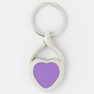 Amethyst (solid colour)  key ring