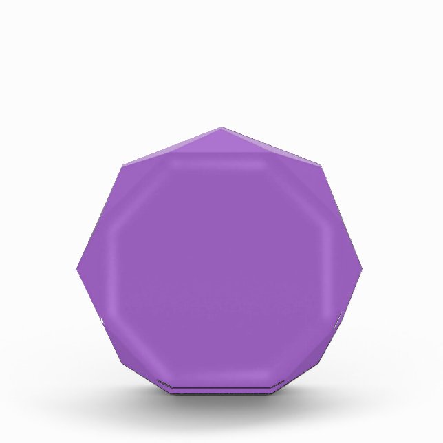 Amethyst  (solid colour)  photo block (Front)