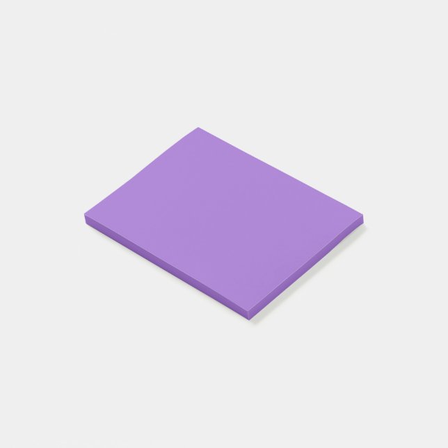 Amethyst (solid colour)  post-it notes (Angled)