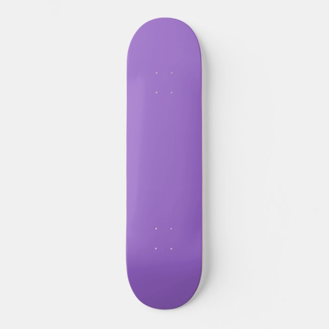 Amethyst (solid colour)  skateboard (Front)