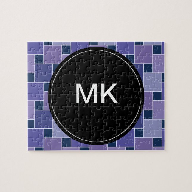 Amethyst Squares Jigsaw Puzzle (Horizontal)