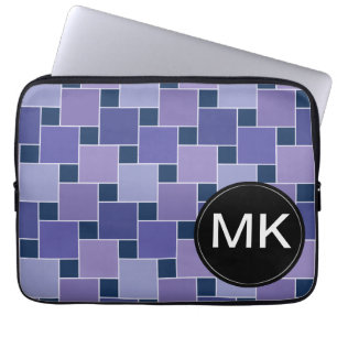 Amethyst Squares Laptop Sleeve