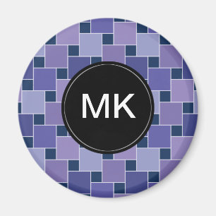 Amethyst Squares Magnet