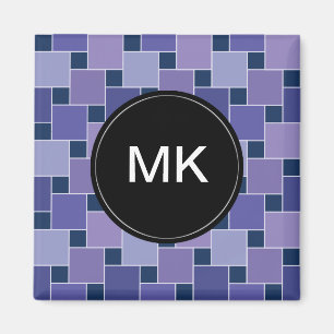 Amethyst Squares Magnet