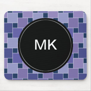 Amethyst Squares Mouse Mat