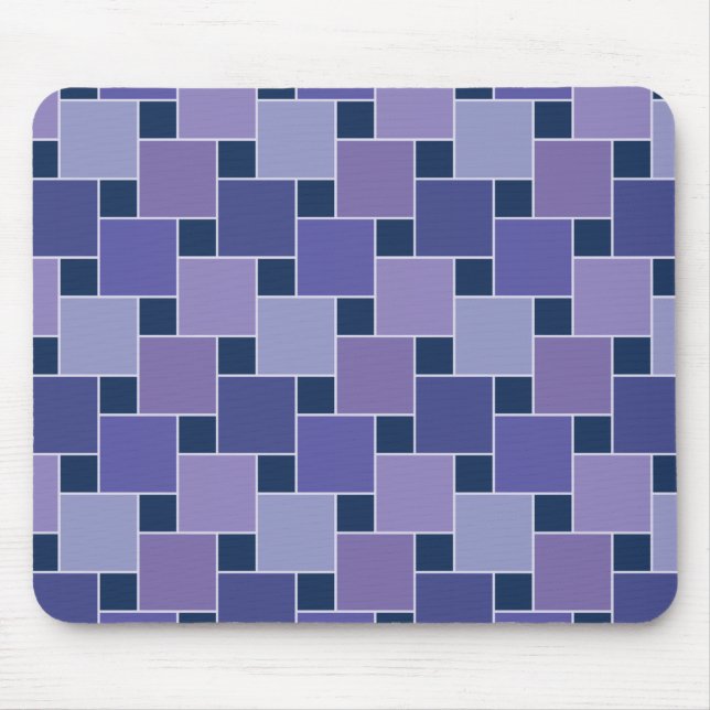 Amethyst Squares Mouse Mat (Front)