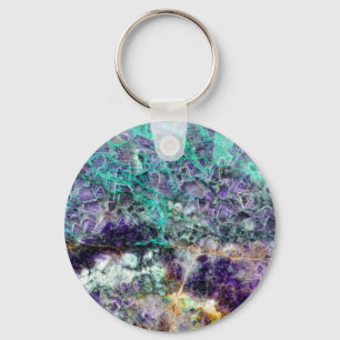 amethyst stone texture pattern rock gem mineral am key ring