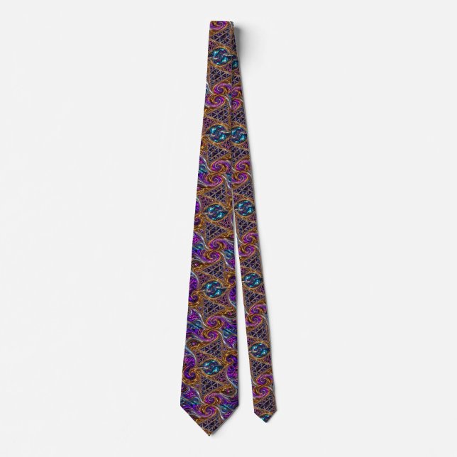Amethyst Vortex Tie (Front)