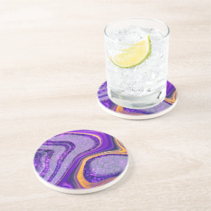 Amethyst Waves Coaster