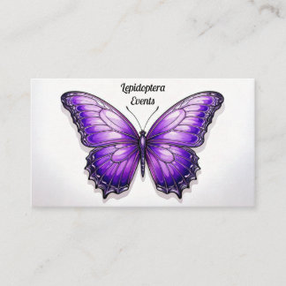 Amethyst Wings Handles Business Card