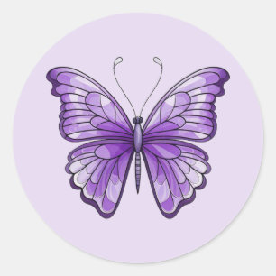 Amethyst Wings Sticker
