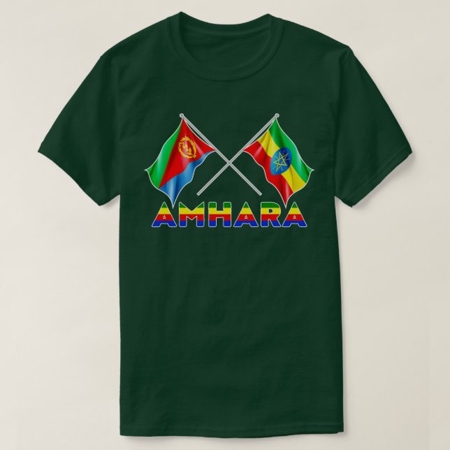 Amhara Ethiopia Eritrea Abyssinia Africa TDesign T-Shirt (Design Front)